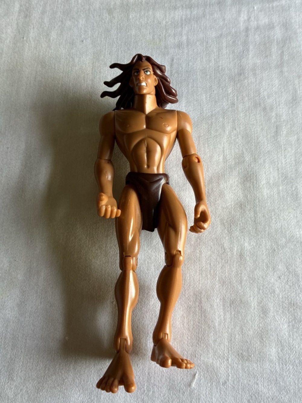Brown Tarzan-Style Action Figure Kids Toy